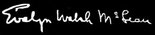 Evalyn Walsh McLean signature